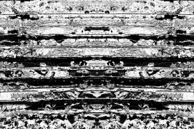 Çizik ve çatlaklarla metal doku