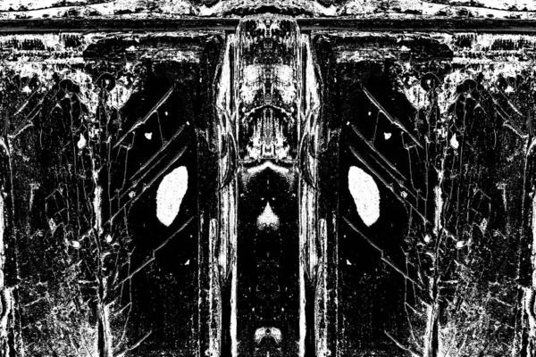 Abstrakti Mustavalkoinen Digitaalinen Tapetti — kuvapankkivalokuva