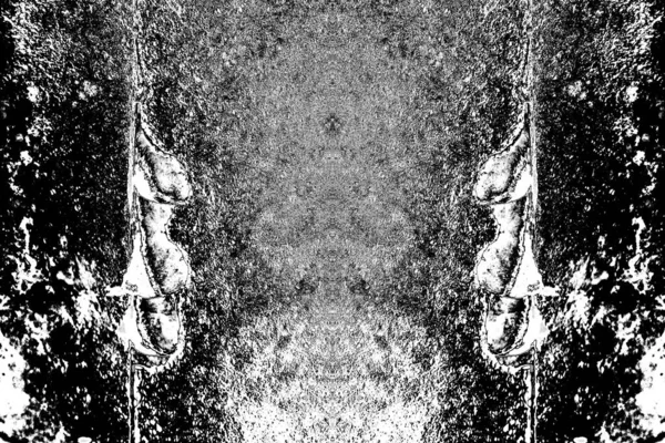 Çizik ve çatlaklarla metal doku