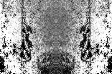 Çizik ve çatlaklarla metal doku