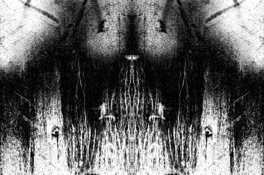 Çizik ve çatlaklarla metal doku