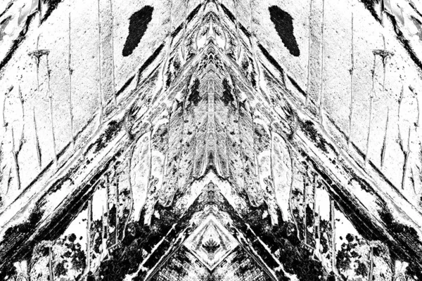 Абстрактные Черно Белые Цифровые Обои — стоковое фото