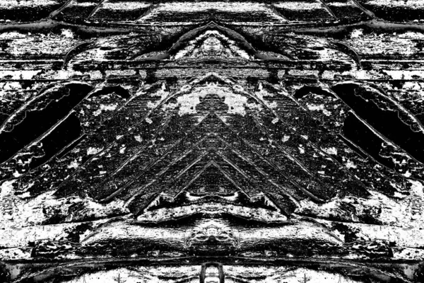 Abstrakte Schwarz Weiße Digitale Tapete — Stockfoto
