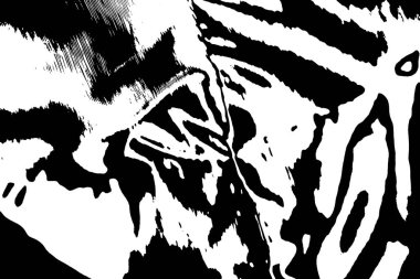 Soyut grunge arkaplanı. Monokrom dokusu. Siyah ve beyaz desenli arkaplan