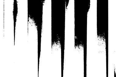 Oluklu metal levha çit görevi görüyor, dikey çizgilere yatay görünüm