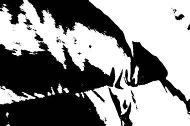 Soyut grunge arkaplanı. Monokrom dokusu. Siyah ve beyaz desenli arkaplan