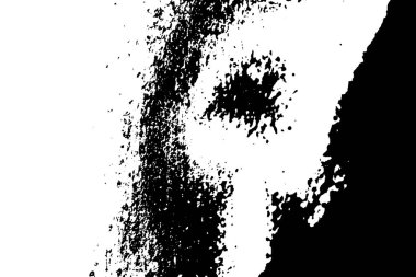 Soyut grunge arkaplanı. Monokrom dokusu. Siyah ve beyaz desenli arkaplan