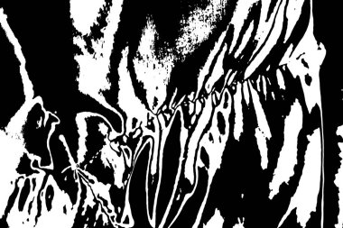 Soyut grunge arkaplanı. Monokrom dokusu. Siyah ve beyaz desenli arkaplan