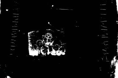 Çizik ve çatlaklarla metal doku