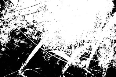 Çizik ve çatlaklarla metal doku