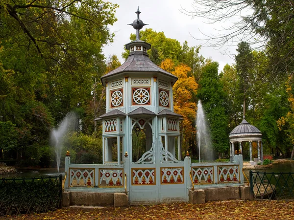 Herbst in aranjuez Gärten — Stockfoto