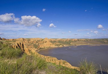 Kanyon manzarası ve rezervuarı