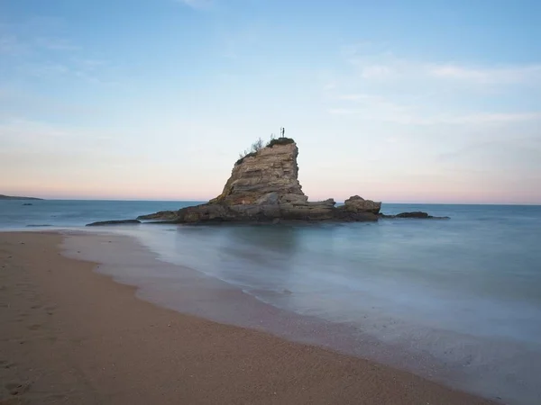 Praia Sardinero Cidade Santander Cantábria Espanha — Fotografia de Stock