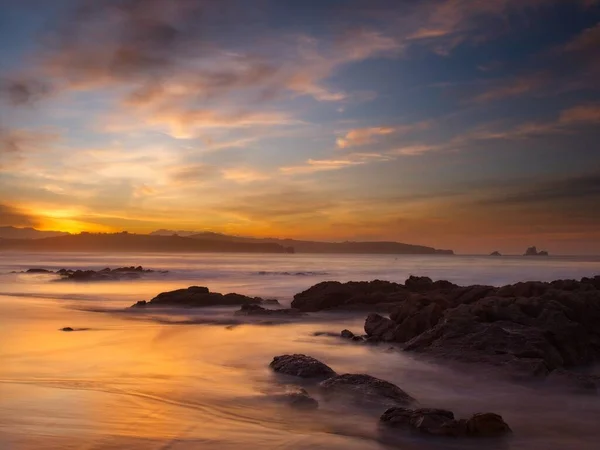 Cliffs Dunes Liencres Natural Park Cantabria Santander Spain — Stock Photo, Image