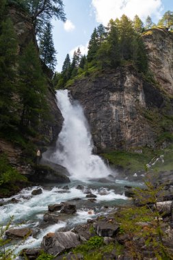 Alpe Devero, Baceno, Lepontine Alps, Ossola, Piedmont, İtalya 'daki dağ panoramaları