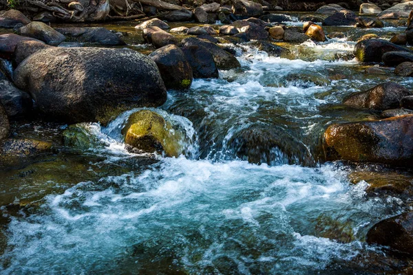 Flowing Water Rocky Stream Eastern Sierra Nevada Mountains California — Stock Photo, Image