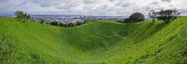 Crater Hill Top Mount Eden Auckland View New Zealand — Stock Photo, Image