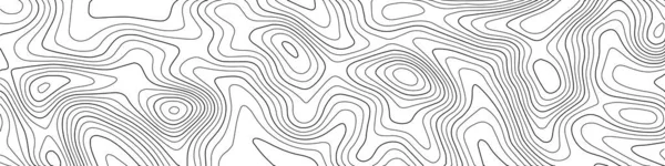 地形図の線の背景 抽象的なイラスト ベクトル — ストックベクタ