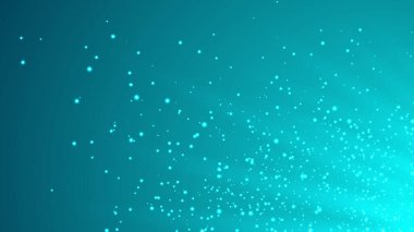 Parlak toz parçacıkları. Işık huzmeleri. Büyük veri. Dijital arka plan. Vektör.