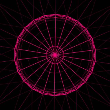 Siyah beyaz halüsinasyon. Optik yanılsama. Dinamik dalga. Vektör.