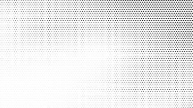 Yarı tonda. Siyah karelerin soyut gradyan arkaplanı. Vektör.