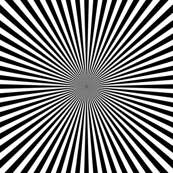 Sonsuzluğun Optik Illüzyonu Soyut Beyaz Siyah Çizgiler Halüsinasyon Satırların Gelecekteki — Stok Vektör