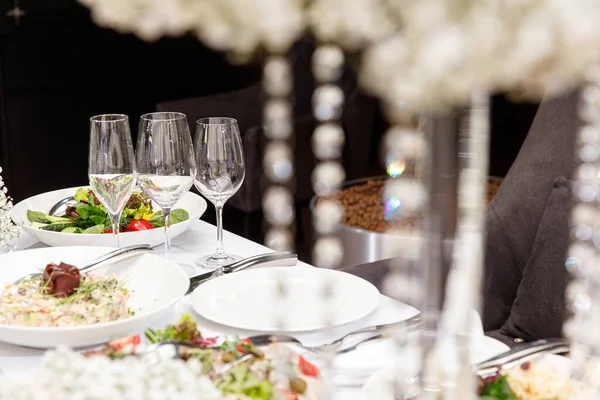 Table Dressed Wedding Reception — Stock Photo, Image