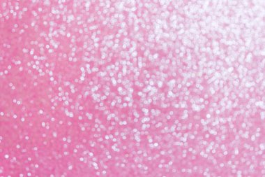 Soyut Pastel Pembe Bokeh arka planı. Parlak ışıklar.