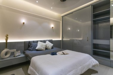 Hindistan 'da Mermer Duvar Arkaplanı olan modern ahşap TV Birimi İçişleri Kopya Alanı