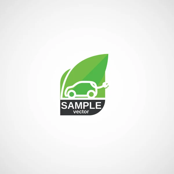 Green Car Logo Vector — Stock Vector