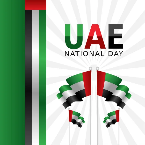 Grafica Vettoriale Della Giornata Nazionale Degli Emirati Arabi Uniti Buono — Vettoriale Stock