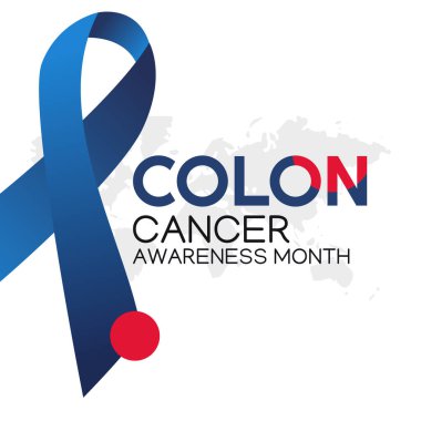  Kolon kanseri farkındalığı ayının vektör grafiği kolon kanseri farkındalığı ayı kutlamaları için iyidir. düz dizayn. Broşür tasarımı. Düz çizim. Farkındalık.