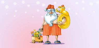 SAINT swimsweet komik karikatür