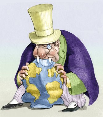 güç vampir mizah karikatür
