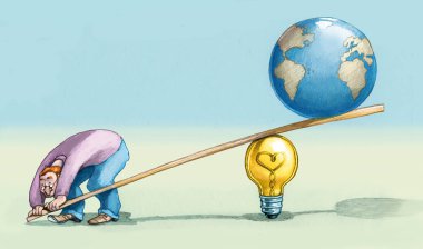 Bana dünyayı ayağa kaldıracağıma dair bir fikir ver.