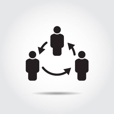 People Simgesi çalışma grubu Vektörü