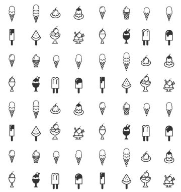 Dondurma pürüzsüz desen