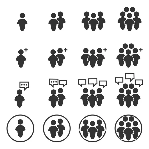 Вектор Рабочей Группы People Icons — стоковый вектор