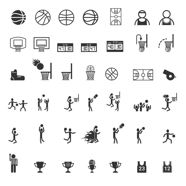 Basketbol simgeler kümesi vektör