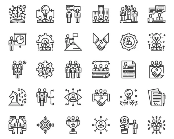 Icons Vector Illustration 사람들 — 스톡 벡터
