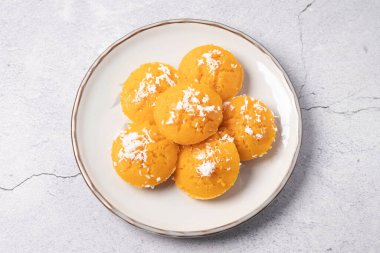 Hindistan cevizli Toddy Palm tatlısı, Tayland geleneksel tatlısı.