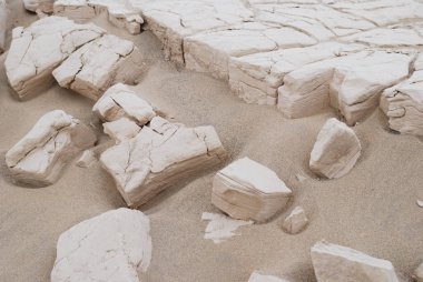 Çöl öğesi, kurutulmuş kırık toprak ve kum, Doğa arka plan