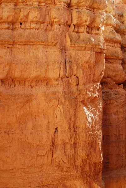 Άμμο Σχηματισμό Bryce Canyon Φυσικό Πάρκο Φωτεινό Πορτοκαλί Υφή Φόντου — Φωτογραφία Αρχείου