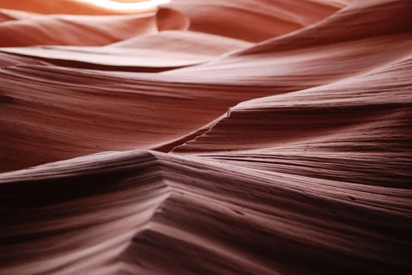Närbild Sandsten Textur Antelope Canyon Sida Arizona Usa — Stockfoto