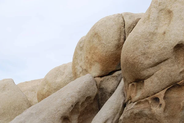 Joshua Tree National Park Formacja Skalna Zamknij Się California Stany — Zdjęcie stockowe