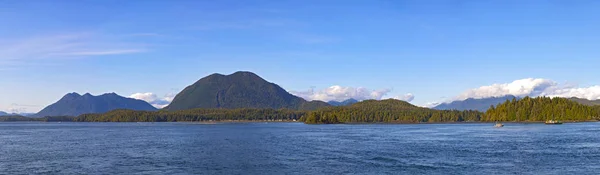 Panoramic View Meares Surrouding Islands Tofino Vancouver Island Canada Royalty Free Stock Images