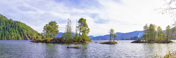 Панорамный Вид Парка Гордон Бэй Озере Коэн Острове Ванкувер Время — стоковое фото