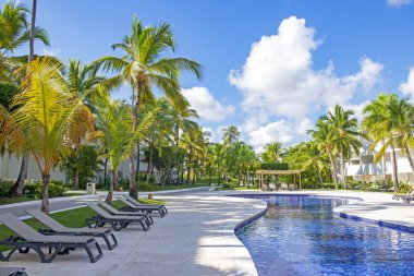 Tropikal Punta Cana, Dominik Cumhuriyeti popüler bir turizm beldesinde görünümünü