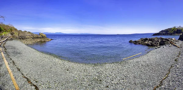 Vista panorámica de la laguna Pipers en la isla de Vancouver — Foto de Stock