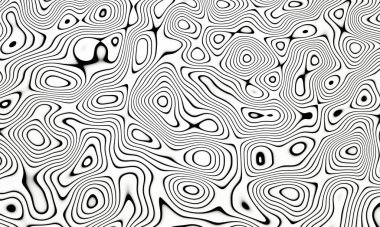 Black and white Damascus steel knife material pattern use for background and wallpaper.	